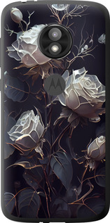 Чохол на Motorola Moto E5 Play Рози 2 5550u-1429 (Black)