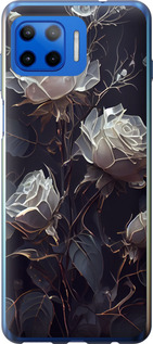 Чехол на Motorola Moto G Plus Розы 2 5550u-2202 (Черный)