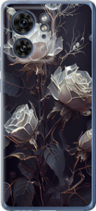 Чехол на Motorola Edge 40 Розы 2 5550u-3335 (Черный)