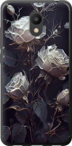 Чехол на Meizu M6 Розы 2 5550u-1349 (Черный)
