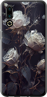 Чехол на Meizu 16S Розы 2 5550u-1701 (Черный)