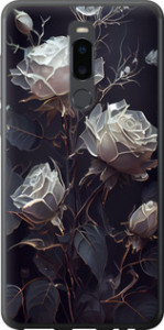 Чехол на Meizu Note 8 Розы 2 5550u-1610 (Черный)