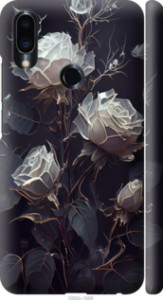Чохол на Meizu Note 9 Рози 2 5550m-1689 (Чорний)