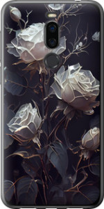 Чехол на Meizu X8 Розы 2 5550u-1601 (Черный)