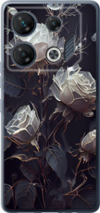 Чохол на Infinix GT 10 pro Рози 2 5550u-3172 (Black)