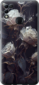 Чохол на Infinix Hot 11 Play Розы 2 5550u-2756 (Black) (Black)