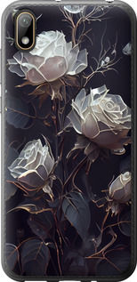 Чохол на Huawei Y5 2019 Рози 2 5550t-1695 (Чорний)