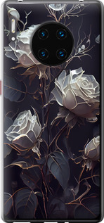 Чехол на Huawei Mate 30 Pro Розы 2 5550u-1796 (Черный)