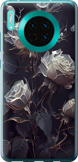Чохол на Huawei Mate 30 Рози 2 5550u-1773 (Чорний)