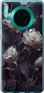 Чохол на Huawei Mate 30 Рози 2 5550u-1773 (Чорний)