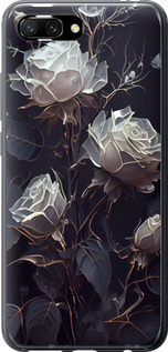 Чехол на Huawei Honor 10 Розы 2 5550u-1496 (Черный)