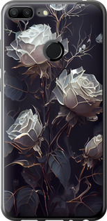 Чехол на Huawei Honor 9 Lite Розы 2 5550t-1359 (Черный)