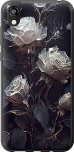 Чехол на Huawei Honor 8S Розы 2 5550u-1679 (Черный)