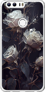Чехол на Huawei Honor 8 Розы 2 5550u-351 (Черный)