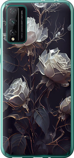 Чехол на Huawei Honor Play 4T Pro Розы 2 5550u-1914 (Черный)