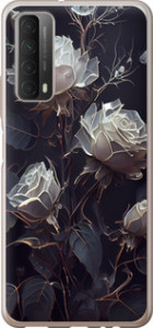 Чехол на Huawei P Smart 2021 Розы 2 5550u-2100 (Черный)