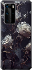 Чохол на Huawei P40 Pro Рози 2 5550u-1839 (Black)