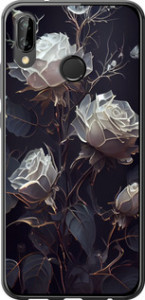 Чохол на Huawei P20 Lite Розы 2 5550t-1410 (Black)