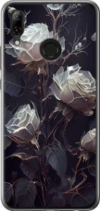 Чехол на Huawei Nova 3 Розы 2 5550u-1535 (Черный)