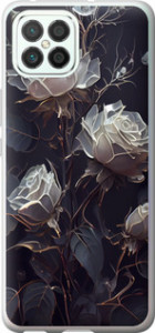 Чохол на Huawei Nova 8 SE Рози 2 5550u-2126 (Чорний)