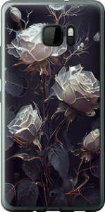 Чохол на HTC U Ultra Розы 2 5550u-833 (Чорний)