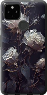 Чехол на Google Pixel 5A Розы 2 5550t-2286 (Черный)