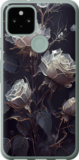 Чехол на Google Pixel 5 Розы 2 5550u-2044 (Черный)