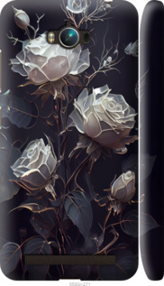Чехол на Asus ZenFone Max ZC550KL Розы 2 5550m-271 (Черный)