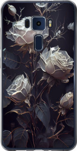 Чехол на Asus Zenfone 3 ZE552KL Розы 2 5550u-448 (Черный)