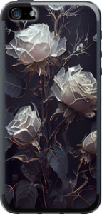Чехол на iPhone 5 Розы 2 5550u-18 (Черный) для iPhone 5