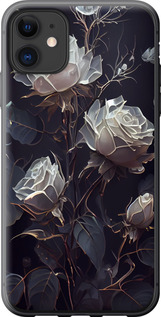 Чохол на iPhone 11 Рози 2 5550u-1722 (Чорний)
