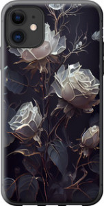 Чохол на iPhone 11 Рози 2 5550u-1722 (Чорний)