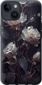Чохол на iPhone 14 Рози 2 5550u-2648 (Чорний)