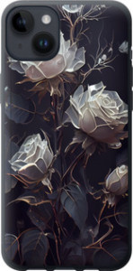 Чохол на iPhone 14 Plus Рози 2 5550u-2645 (Чорний)