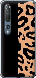 Чехол на Xiaomi Mi 10 Pro Пятна леопарда 4269u-1870 (Оранжевий)