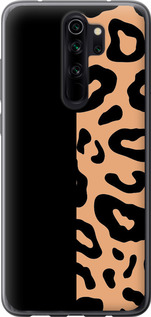 Чохол на Xiaomi Redmi Note 8 Pro Пятна леопарда 4269u-1783 (Оранжевий)