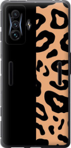 Чохол на Xiaomi Poco F4 GT Пятна леопарда 4269u-2958 (Оранжевий)