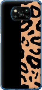 Чохол на Xiaomi Poco X3 Плями леопарда 4269t-2073 (Оранжевий)