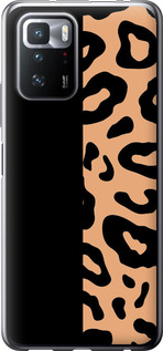 Чехол на Xiaomi Poco X3 GT Пятна леопарда 4269u-2511 (Оранжевый)