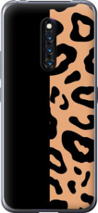 Чехол на Vivo X27 Pro Пятна леопарда 4269u-1772 (Оранжевый)