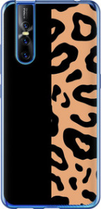 Чехол на Vivo V15 pro Пятна леопарда 4269u-1763 (Оранжевый)