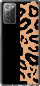 Чохол для Samsung Galaxy Note 20 Плями леопарда 4269u-2036 (Оранжевий)