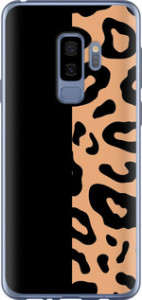 Чехол на Samsung Galaxy S9 Plus Пятна леопарда 4269t-1365 (Оранжевый)