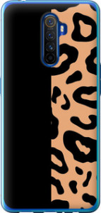 Чохол на Realme X2 Pro Пятна леопарда 4269t-1866 (Оранжевий)