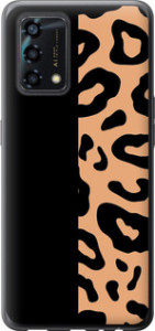 Чохол на Oppo A95 Плями леопарда 4269u-2345 (Оранжевий)