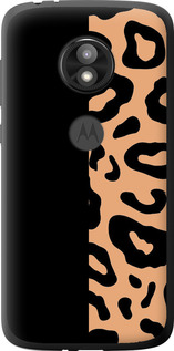 Чохол на Motorola Moto E5 Play Пятна леопарда 4269u-1429 (Оранжевий)