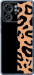 Чехол на Motorola Edge 40 Пятна леопарда 4269u-3335 (Оранжевый)