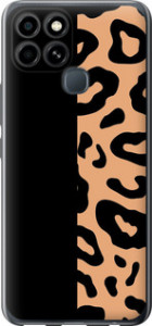 Чохол на Infinix Smart 6 Пятна леопарда 4269u-2758 (Оранжевий)