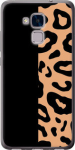 Чехол на Huawei GT3 Пятна леопарда 4269t-472 (Оранжевый)
