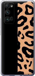 Чохол на Huawei Honor 30 Pro Пятна леопарда 4269u-1920 (Оранжевий)